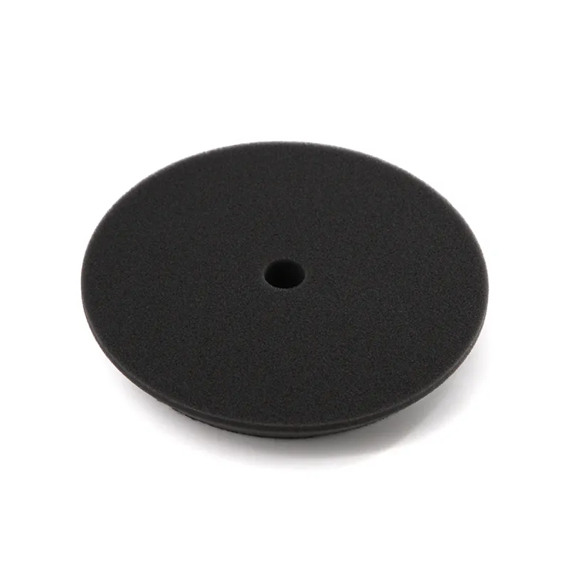 Shine Systems DA Foam Pad Black - полировальный круг ультрамягкий черный, 130 мм - 1