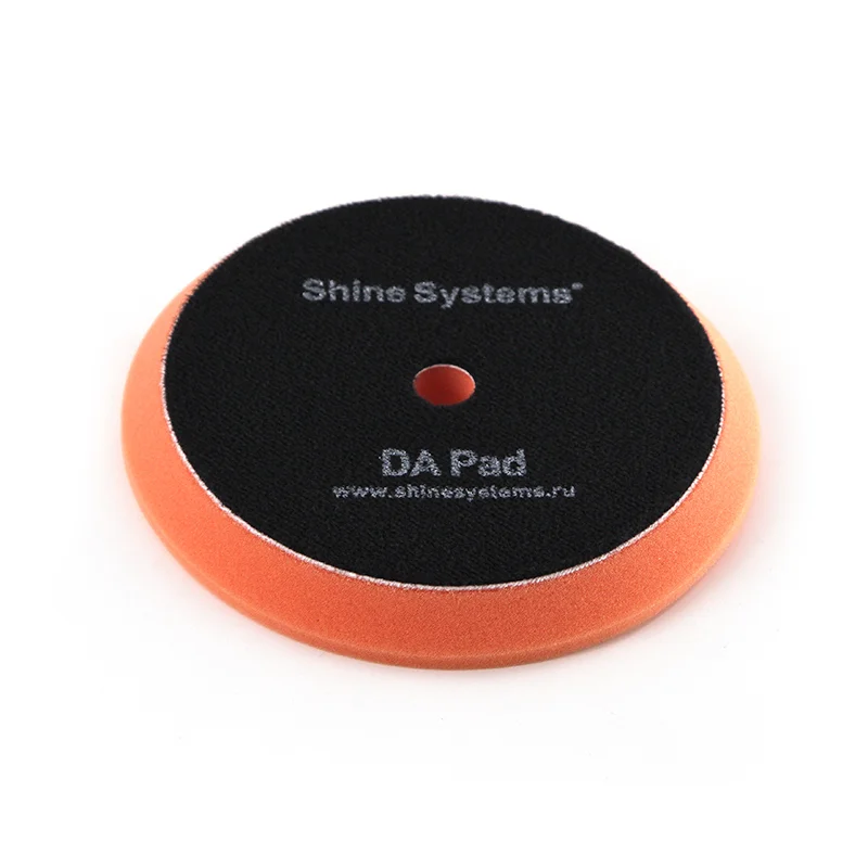 Shine Systems DA Foam Pad Orange - полировальный круг мягкий оранжевый, 130 мм - 2