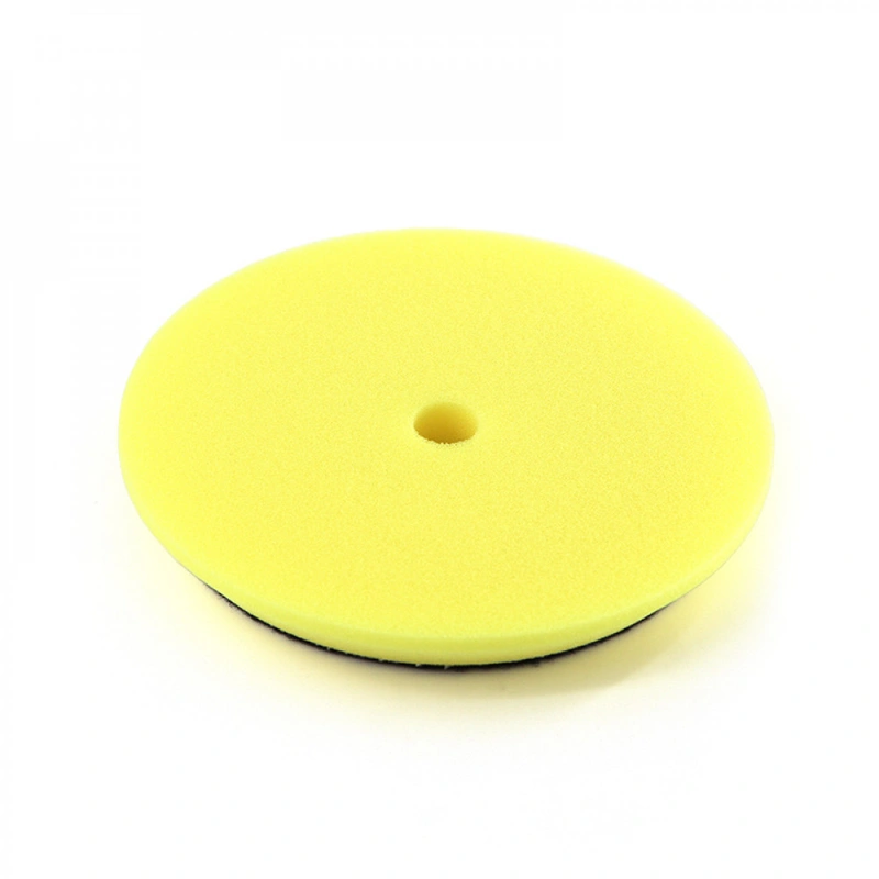 Shine Systems DA Foam Pad Yellow - полировальный круг антиголограммный желтый, 130 мм - 1
