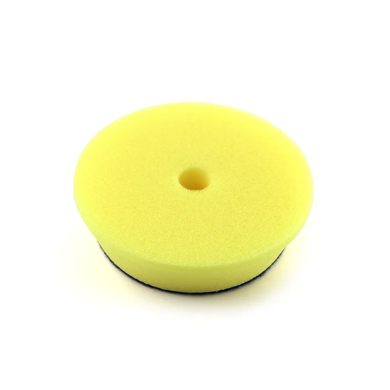 Shine Systems DA Foam Pad Yellow - полировальный круг антиголограммный желтый, 75 мм - 1