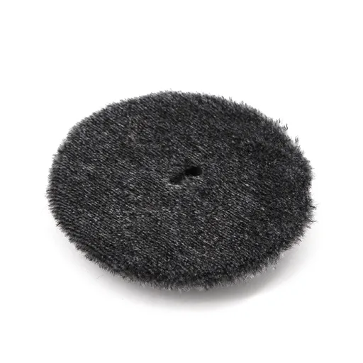 Shine Systems Gray Wool Pad - полировальный круг из серого меха, 130 мм - 1