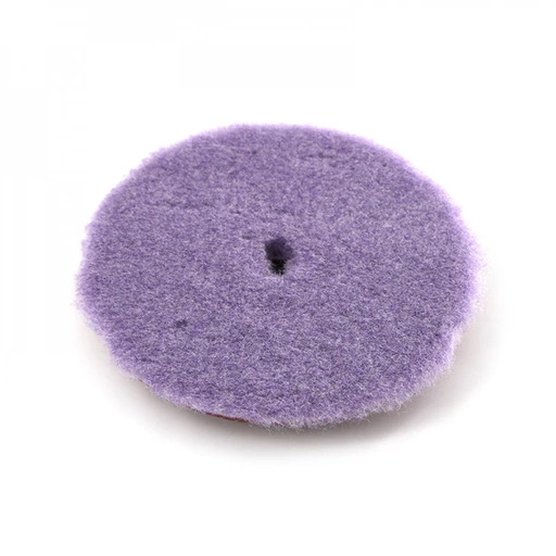 Shine Systems Lila Wool Pad - полировальный круг из лилового меха, 130 мм - 1