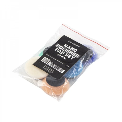 Shine Systems Nano Polisher Pad Set - набор мини-падов для iBrid, 50 мм 7шт - 1