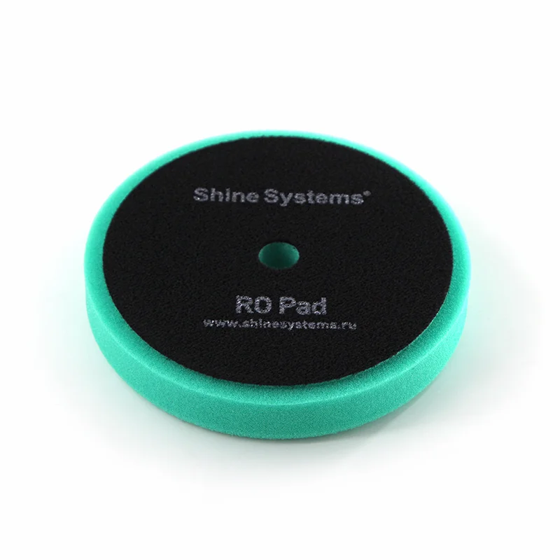 Shine Systems RO Foam Pad Green - полировальный круг твердый зеленый, 130 мм - 2