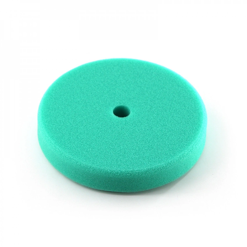 Shine Systems RO Foam Pad Green - полировальный круг твердый зеленый, 130 мм - 1
