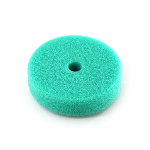 Shine Systems RO Foam Pad Green - полировальный круг твердый зеленый, 75 мм - 1