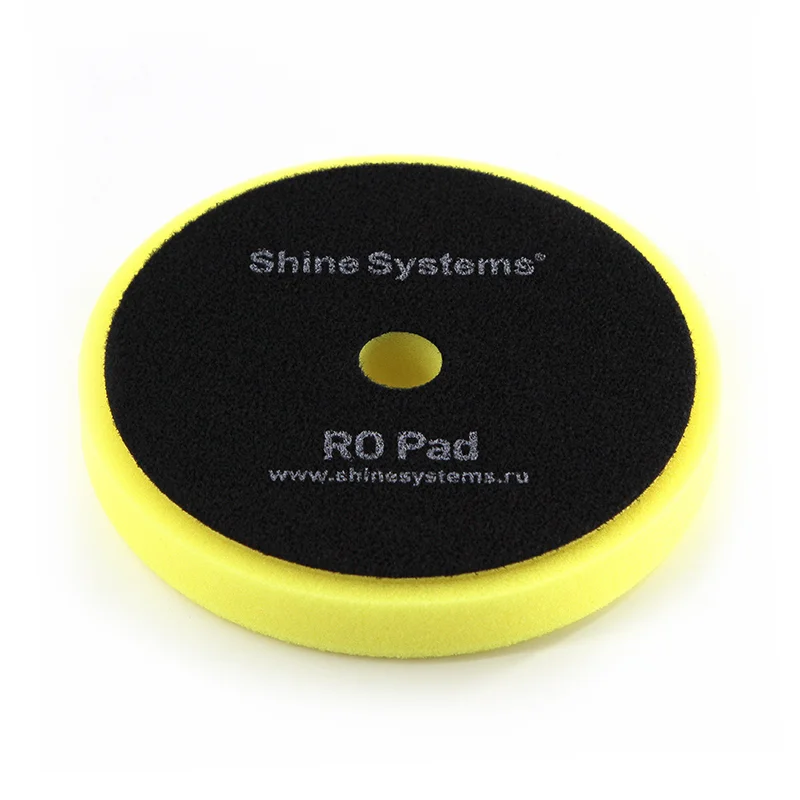 Shine Systems RO Foam Pad Yellow - полировальный круг полутвердый желтый, 155 мм - 2