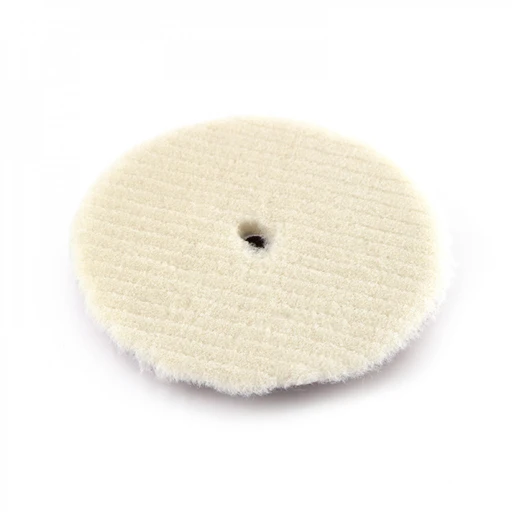Shine Systems Stripy Wool Pad - полировальный круг из стриженого меха, 130 мм - 1