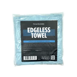 Shine Systems Edgeless Towel Blue – универсальная микрофибра без оверлока 40*40см, 400гр/м2, голубая