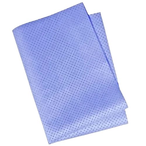 Shine Systems Искусственная замша синяя перфорированная 300 гр/м2 - 1