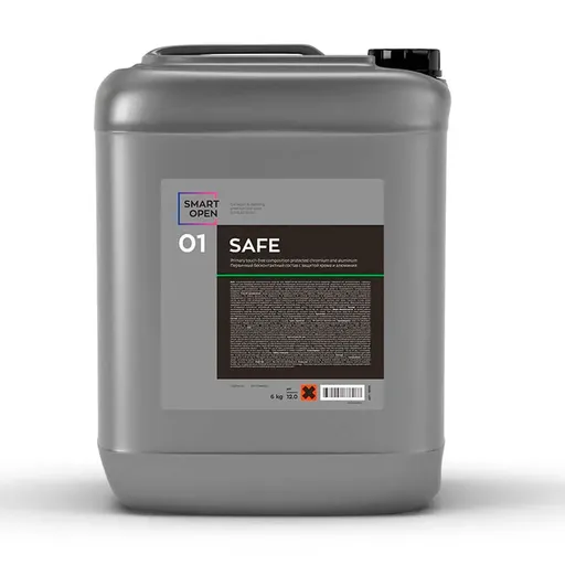 Smart Open Safe 01 - слабощелочной бесконтактный шампунь для мойки авто, 5 л - 1