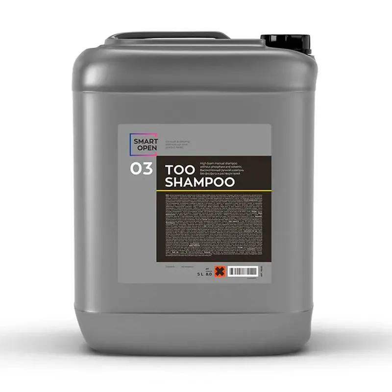 Smart Open Too Shampoo 03 - высокопенный шампунь для ручной мойки авто, 5 л - 1