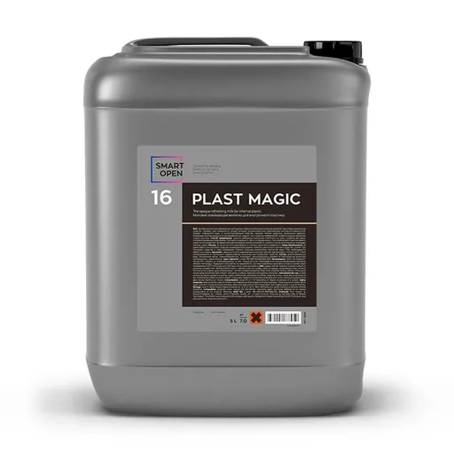 Smart Open Plast Magic 16 - матовое молочко для пластиковых элементов салона, 5 л - 1
