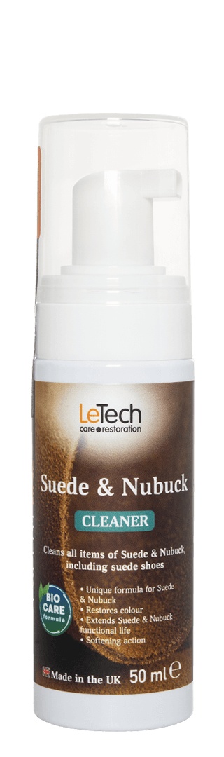 LeTech Suede & Nubuck Cleaner - пенный очиститель для замши и нубука, пенообразователь, 200 мл - 4