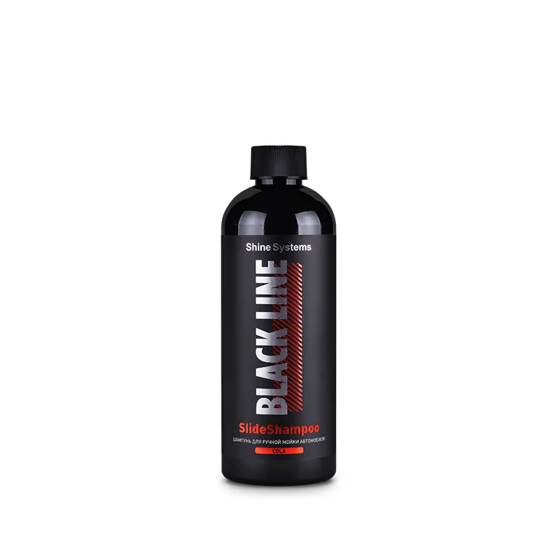 Shine Systems Black Line SlideShampoo Cola - шампунь для ручной мойки автомобиля, 400 мл - 1