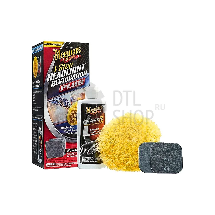 Meguiar's Headlight Restoration Kit - Набор для восстановления фар, 170 мл - 2