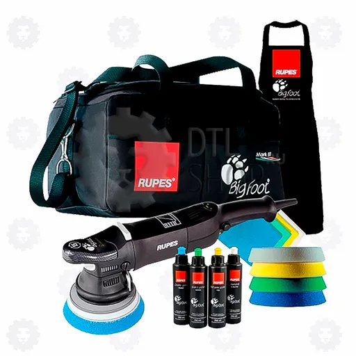 RUPES Полировальная машинка с набором для полировки, подошва 125 мм - 1