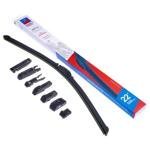 Double Force Щетка стеклоочистителя бескаркасная, 550 мм ("22") - 1