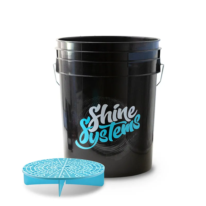 Shine Systems Bucket + Filter - ведро для мойки автомобиля c сепаратором, 20 л - 1