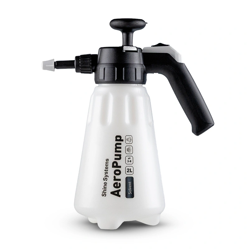 Shine Systems AeroPump Solvent - пенно-эмульсионный помповый распылитель для растворителей, 2л - 1