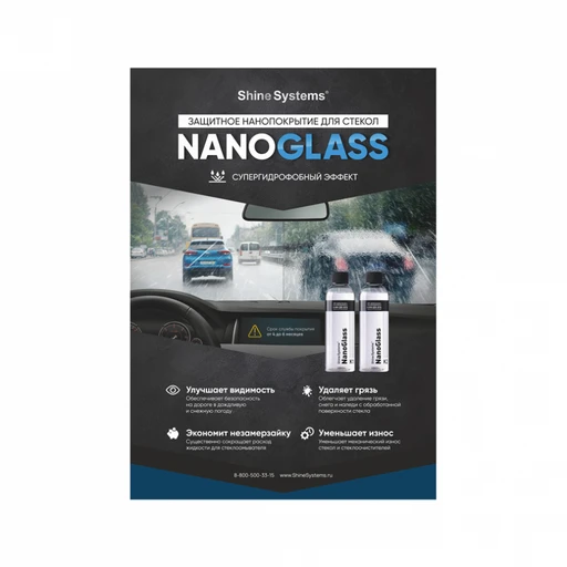 Shine Systems Плакат А2 "NanoGlass" - 1