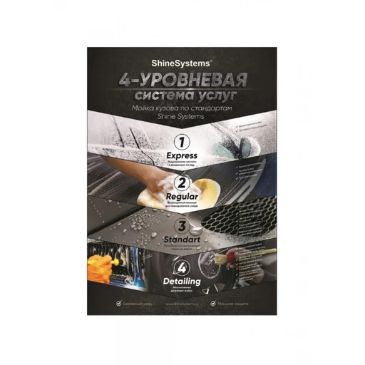 Shine Systems плакат А4 "Система услуг" - 1