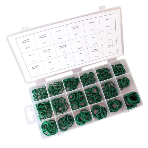 WDK-214044 Набор уплотнительных колец для автокондиционеров, зеленые, 270 шт. - 1