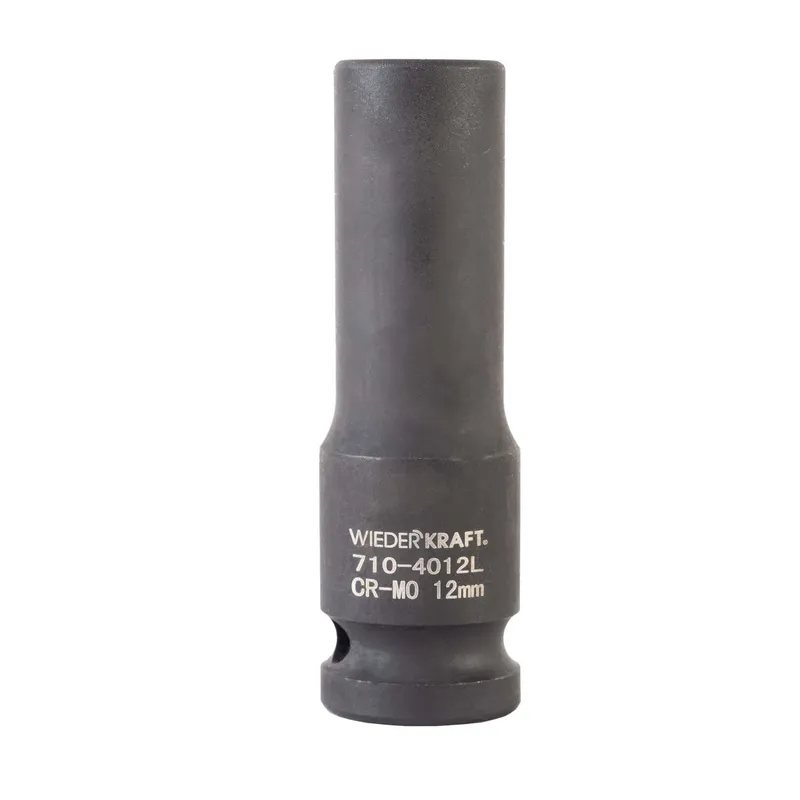 WDK-710-4012L Головка торцевая ударная глубокая 1/2", 6 граней, 12 мм - 1