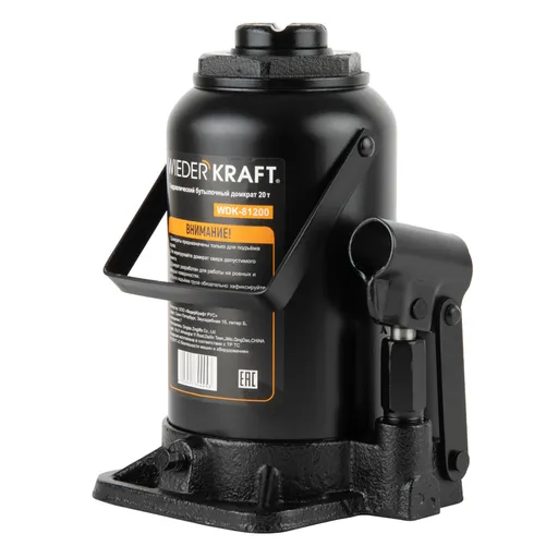 WDK-81200 Домкрат бутылочный, г/п 20 т, 233-450 мм - 1