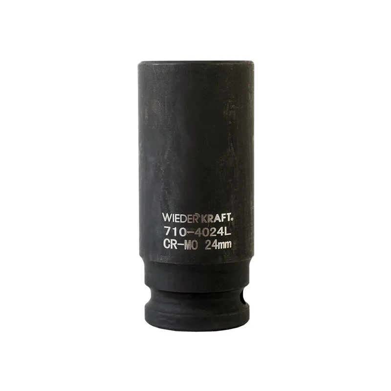 WDK-710-4024L Головка торцевая ударная глубокая 1/2", 6 граней, 24 мм - 1