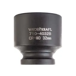 WDK-710-4032 Головка торцевая ударная 1/2", 6 граней, 32 мм