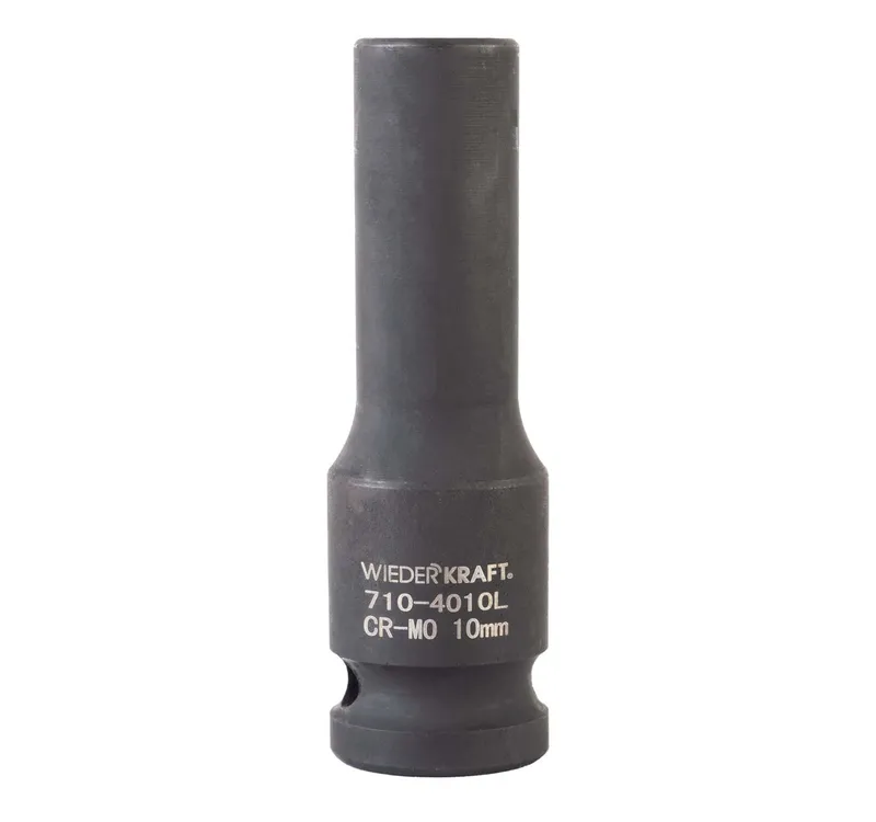 WDK-710-4010L Головка торцевая ударная глубокая 1/2", 6 граней, 10 мм - 1