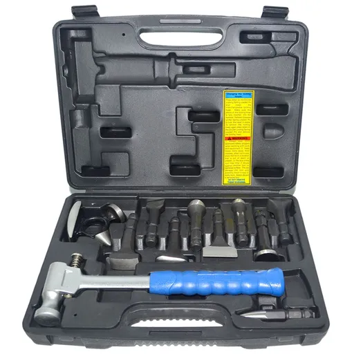 WDK-65081 Набор для рихтовки корпуса автомобиля, 10 предметов - 1