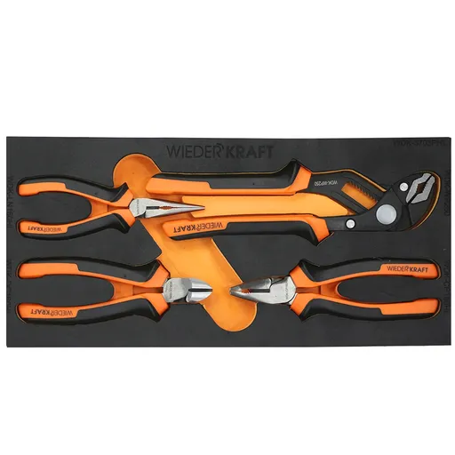 WDK-3703PHL Набор шарнирно-губцевого инструмента в ложементе, 4 предмета - 1