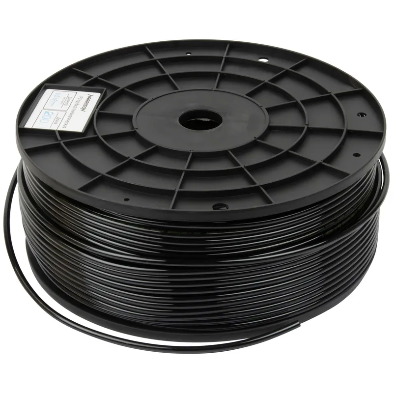 HUS0406-BK Трубка черная Harrison PU 4х6 мм, длина 200 м - 1