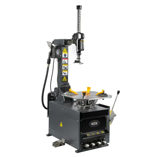 WDK-709738 Автоматический шиномонтажный станок со взрывной накачкой колес, двухскоростной, захват 12"-26" - 1