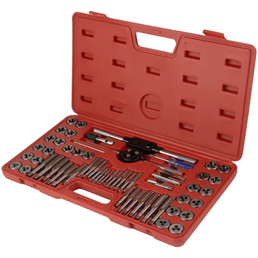 OPT-MTDS60 Набор метчиков и плашек М3-М12, 4-40 - 1/8NPT27, 60 предметов, метрическая и дюймовая резьба - 1