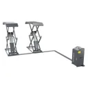 WDK-505X Подъемник ножничный слесарный 3,5 тонны, 380В