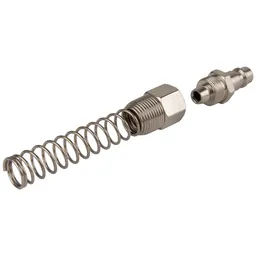 OPT-740PPS Штуцер быстроразъемного соединения пневматического с пружинкой, резьба 1/2"