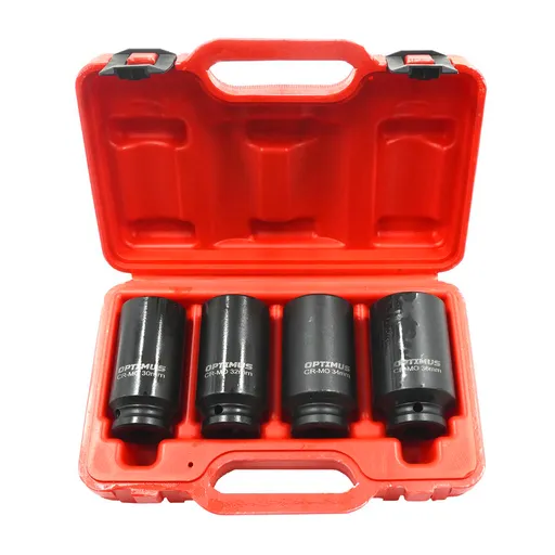 OPT-40204 Набор ударных головок глубоких 1/2", 4 предмета, 30-36 мм - 1