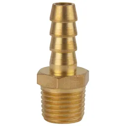 OPT-72008HHM Штуцер пневматический ёлочка, внешняя резьба 1/4", 8 мм