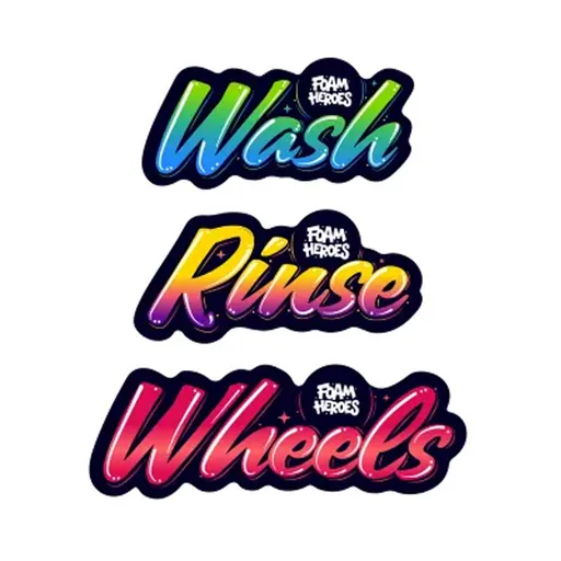 Foam Heroes Bucket Stickers - стикеры водостойкие матовые (3шт) - 1