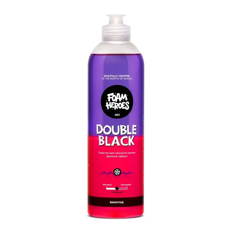 Foam Heroes Double Black - пропитка для автомобильных шин, 500 мл - 1