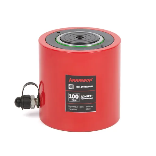 HRH-CY03100051 Гидравлический цилиндр (домкрат), однополостной 100 т, ход 50 мм - 1