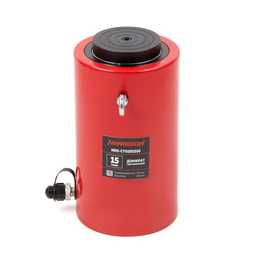 HRH-CY0201510 Гидравлический цилиндр (домкрат), многоступенчатый, однополостной 15 т, ход 600 мм - 1
