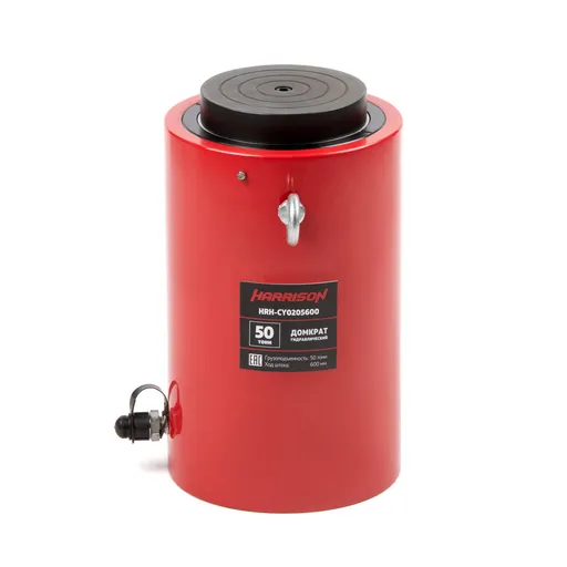 HRH-CY0205600 Гидравлический цилиндр (домкрат), многоступенчатый, однополостной 50 т, ход 600 мм - 1