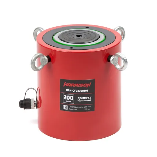 HRH-CY03200101 Гидравлический цилиндр (домкрат), однополостной 200 т, ход 100 мм - 1