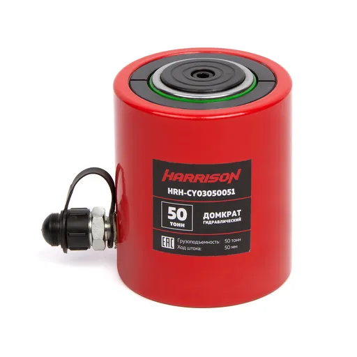 HRH-CY03050051 Гидравлический цилиндр (домкрат), однополостной 50 т, ход 50 мм - 1