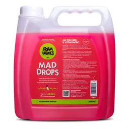 Foam Heroes Mad Drops Raspberry - быстрое гидрофобное кварцевое покрытие для кузова, 3 л
