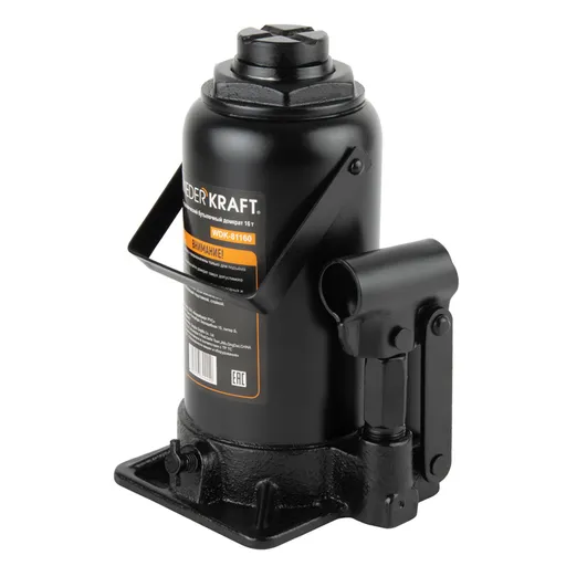 WDK-81160 Домкрат бутылочный, г/п 16 т, 225-435 мм - 1